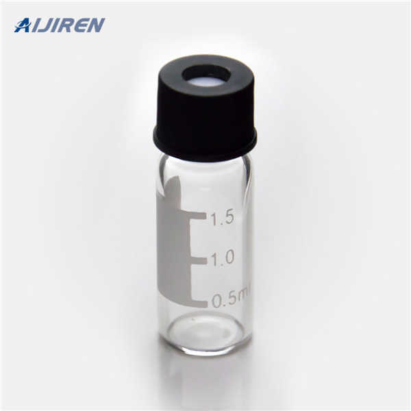 12x32mm amber glass HPLC sample vials labeling space